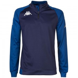 Men Kappa 4 Soccer Trieste Sweater Navy | 832105-XEG