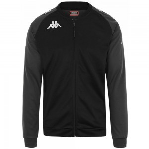 Men Kappa 4 Soccer Verone Sweater Black | 256398-OWH