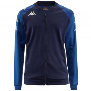 Men Kappa 4 Soccer Verone Sweater Navy | 612379-NDY