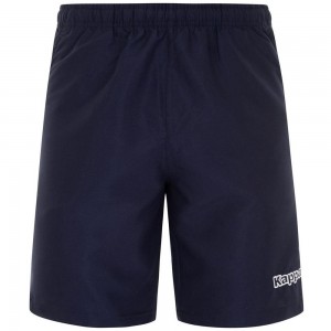 Men Kappa 4 Soccer Vigova Shorts Navy | 720148-YGM