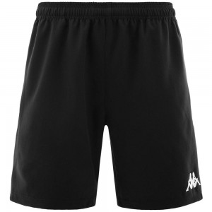 Men Kappa 4 Training Bajo Shorts Black | 587439-LHD