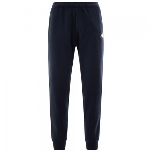 Men Kappa 4 Training Bemic Pants Navy | 234851-OEI