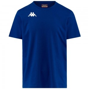 Men Kappa 4 Training Brizzo T-Shirt Blue | 248739-DRU