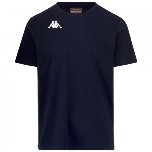 Men Kappa 4 Training Brizzo T-Shirt Navy | 089712-IVM