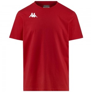 Men Kappa 4 Training Brizzo T-Shirt Red | 073265-LAV