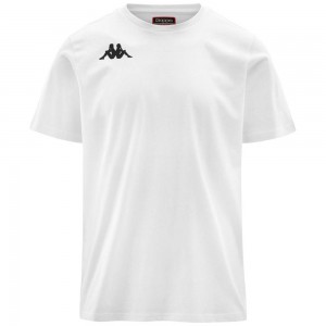 Men Kappa 4 Training Brizzo T-Shirt White | 497508-EUQ