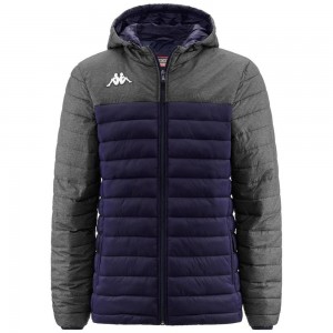 Men Kappa 4 Training Lamezio Jacket Navy | 157046-NDE