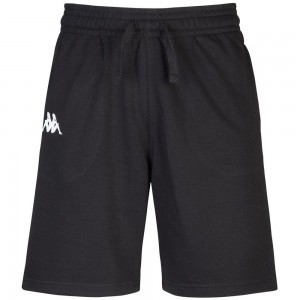 Men Kappa 4 Training Peci Shorts Black | 942831-YFJ