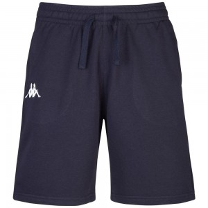 Men Kappa 4 Training Peci Shorts Navy | 420639-ONZ