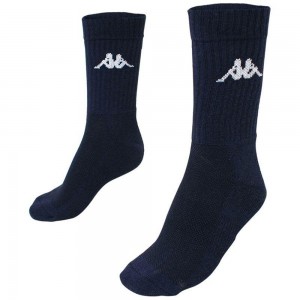 Men Kappa 4 Volley Pauap 1pack Socks Navy | 495103-YFB