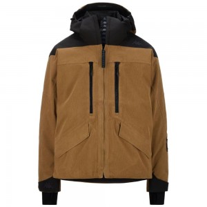 Men Kappa 6 Cento 602v Jacket Brown | 715824-EOH