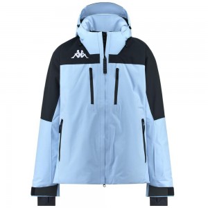 Men Kappa 6 Cento 611p Jacket Blue | 634750-GZY