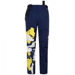 Men Kappa 6 Cento 622 Fz Pants Navy | 893527-BCD