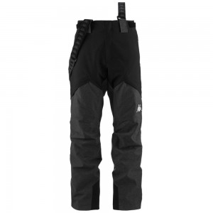 Men Kappa 6 Cento 622fzw Pants Black | 026895-TKL