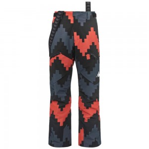 Men Kappa 6 Cento 622pg Pants Black | 612390-BAL