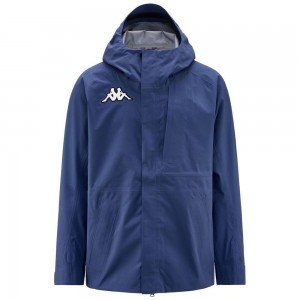 Men Kappa 6 Cento 626 Jacket Blue | 206745-EDL