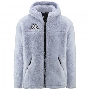 Men Kappa 6 Cento 635s Hoodie Blue | 143270-MUA