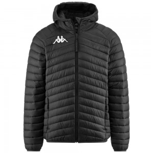 Men Kappa 6 Cento 660 Jacket Black | 631947-GMT