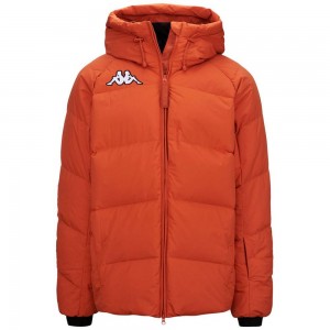 Men Kappa 6 Cento 662 Jacket Orange | 674280-JBZ