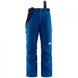 Men Kappa 6 Cento 664 Pants Blue | 629140-AVK