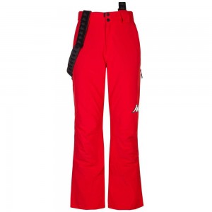 Men Kappa 6 Cento 664 Pants Red | 860175-NIR