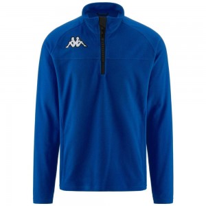 Men Kappa 6 Cento 687b Sweater Blue | 526381-EOZ