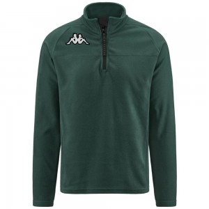 Men Kappa 6 Cento 687b Sweater Green | 078529-KUQ