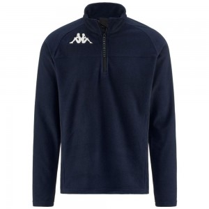 Men Kappa 6 Cento 687b Sweater Navy | 304619-VZM