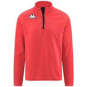 Men Kappa 6 Cento 687b Sweater Red | 024183-DBS