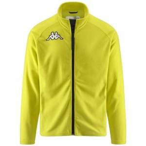 Men Kappa 6 Cento 687bfz Jacket Yellow | 612437-YWS