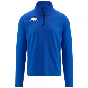 Men Kappa 6 Cento 687bk Sweater Blue | 293614-QCU