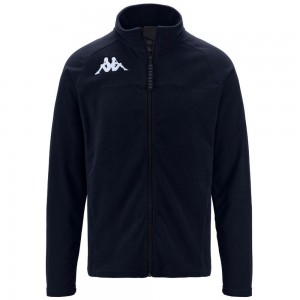 Men Kappa 6 Cento 687fz Jacket Navy | 718254-RIF