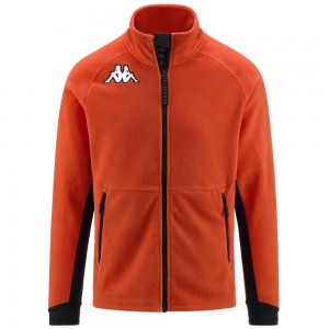 Men Kappa 6 Cento 687n Jacket Orange | 834510-YFQ