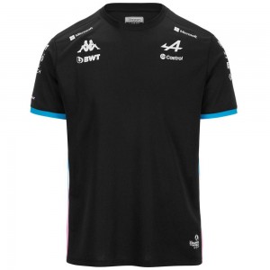 Men Kappa Adolim Alpine F1 Jersey Black | 839021-TXY