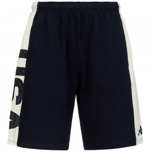 Men Kappa Alozip Usa Us Shorts Navy | 731954-BZE