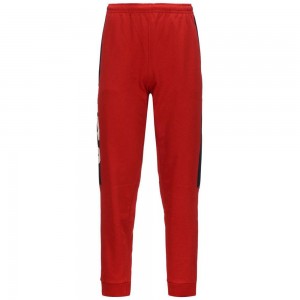 Men Kappa Arufinzip Usa Us Pants Red | 904623-TXW