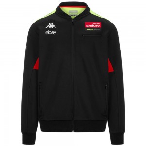 Men Kappa Atrisomone Vr46 Jacket Black | 890137-YOU