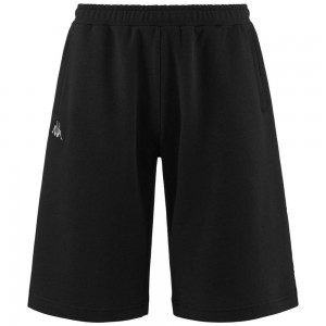 Men Kappa Authentic Gabox Shorts Black | 413897-RYD