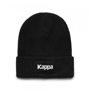 Men Kappa Authentic Gios Cap Black | 408629-OCK