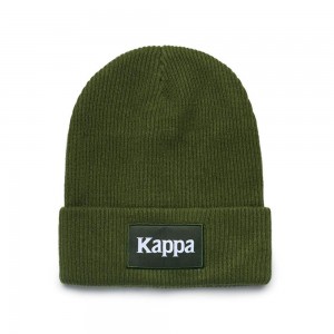 Men Kappa Authentic Gios Cap Green | 347528-AVR