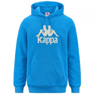 Men Kappa Authentic Malmo 2 Hoodie Blue | 329574-ETR