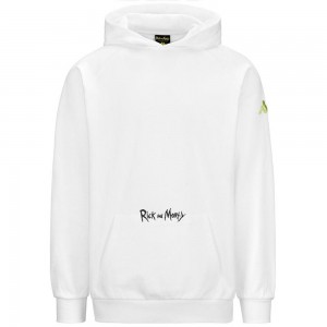 Men Kappa Authentic Manolo Warner Bros Hoodie White | 286053-GVO