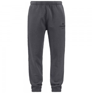 Men Kappa Authentic Premium Lazlo Pants Grey | 056978-UWN