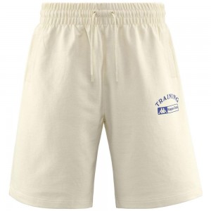 Men Kappa Authentic Spire Organic Shorts Beige | 930261-NRF