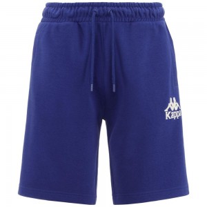 Men Kappa Authentic Uppsala 2 Shorts Blue | 518046-SXC