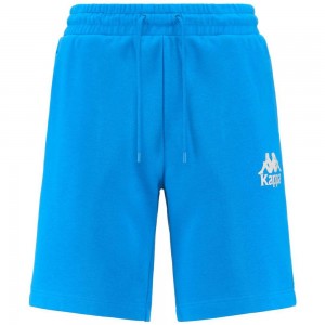 Men Kappa Authentic Uppsala 2 Shorts Blue | 456298-UKW