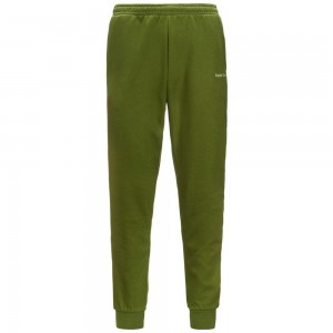 Men Kappa Authentic Volen Pants Green | 831295-YFN