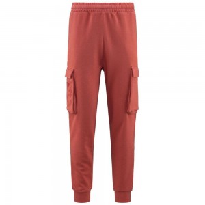 Men Kappa Authentic Vuklo Pants Orange | 687315-HEJ