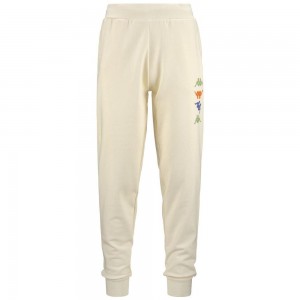 Men Kappa Authentic Zasiar Pants Beige | 659812-AZT