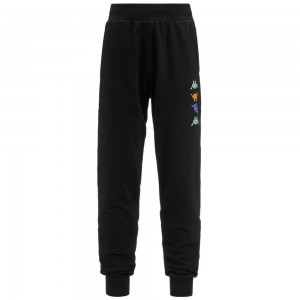 Men Kappa Authentic Zasiar Pants Black | 216908-RUF